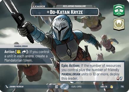 Bo-Katan Kryze - Reclaiming Mandalore (Showcase) | Foil (776)  [Ashes of the Empire]