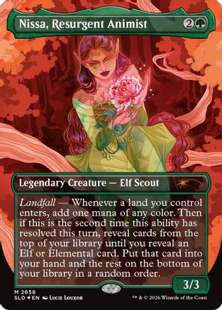 Nissa, Resurgent Animist |  Foil (2658) [Secret Lair Drop Series]