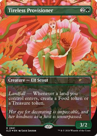 Tireless Provisioner |  Foil (2661) [Secret Lair Drop Series]