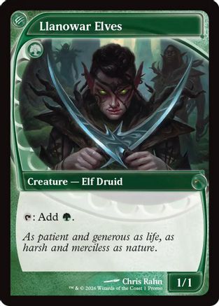 Llanowar Elves |  Foil (001) [MagicFest Cards]