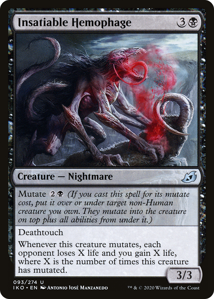 Insatiable Hemophage [Ikoria: Lair of Behemoths] Foil