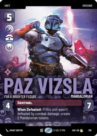 Paz Vizsla - For a Brighter Future (Prestige) |  (785)  [Ashes of the Empire]