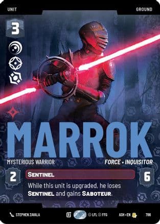 Marrok - Mysterious Warrior (Prestige) |  (786)  [Ashes of the Empire]