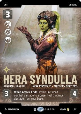 Hera Syndulla - Renegade General (Prestige) |  (787)  [Ashes of the Empire]