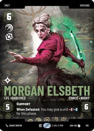 Morgan Elsbeth - Life Abandoned (Prestige) |  (792)  [Ashes of the Empire]