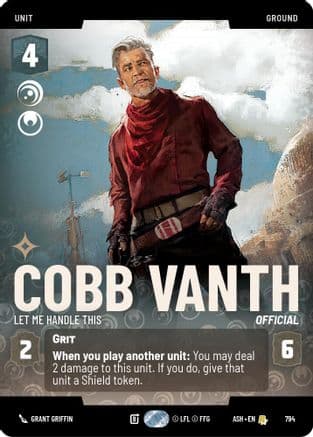 Cobb Vanth - Let Me Handle This (Prestige) |  (794)  [Ashes of the Empire]