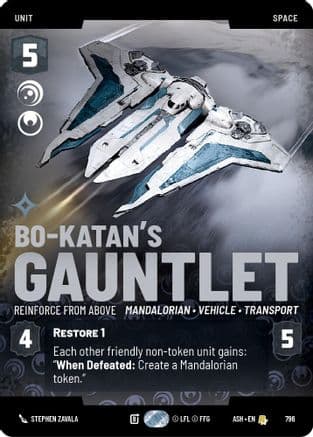 Bo-Katan's Gauntlet - Reinforce from Above (Prestige) |  (796)  [Ashes of the Empire]