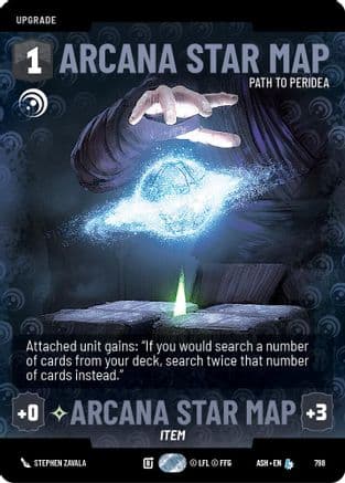 Arcana Star Map - Path to Peridea (Prestige) |  (798)  [Ashes of the Empire]