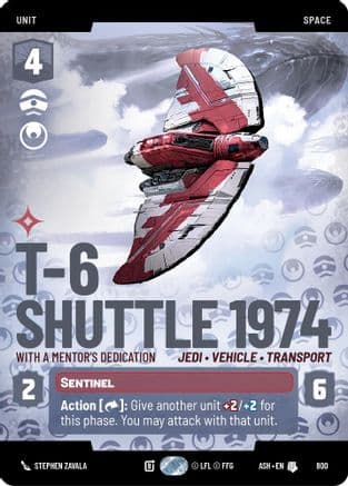 T-6 Shuttle 1974 - With a Mentor's Dedication (Prestige) |  (800)  [Ashes of the Empire]