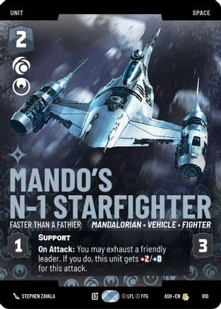 Mando's N-1 Starfighter - Faster than a Fathier (Prestige) |  (810)  [Ashes of the Empire]