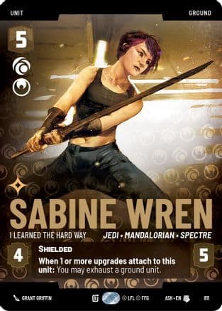 Sabine Wren - I Learned the Hard Way (Prestige) |  (811)  [Ashes of the Empire]