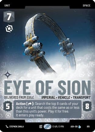 Eye of Sion - Delivered from Exile (Prestige) |  (815)  [Ashes of the Empire]