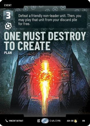 One Must Destroy to Create (Prestige) |  (816)  [Ashes of the Empire]