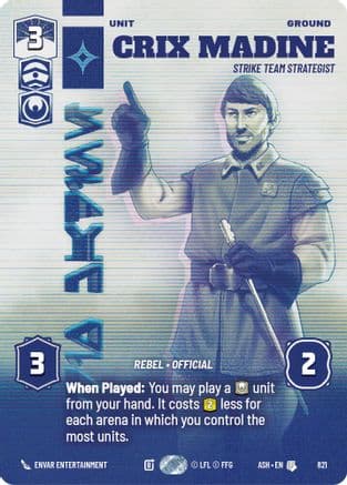 Crix Madine - Strike Team Strategist (Prestige) |  (821)  [Ashes of the Empire]