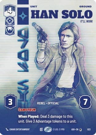 Han Solo - It'll Work (Prestige) |  (823)  [Ashes of the Empire]