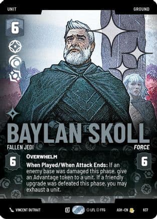 Baylan Skoll - Fallen Jedi (Prestige Foil) | Foil (837)  [Ashes of the Empire]