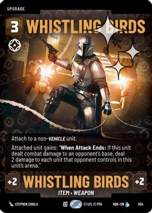 Whistling Birds (Prestige Foil) | Foil (854)  [Ashes of the Empire]