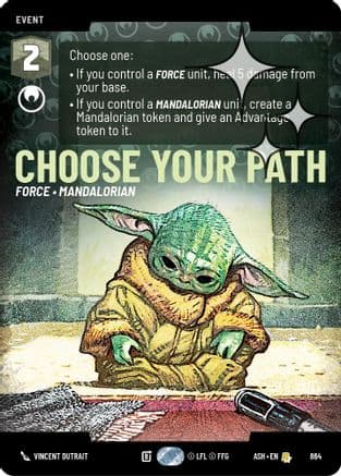 Choose Your Path (Prestige Foil) | Foil (864)  [Ashes of the Empire]