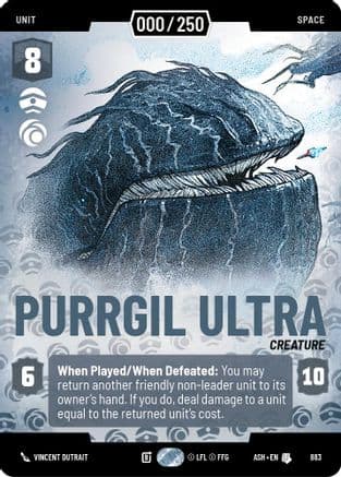 Purrgil Ultra (Serialized) | Foil (883)  [Ashes of the Empire]