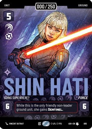 Shin Hati - Going Somewhere? (Serialized) | Foil (885)  [Ashes of the Empire]