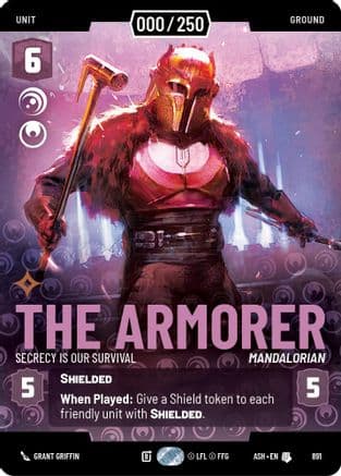 The Armorer - Secrecy is Our Survival (Serialized) | Foil (891)  [Ashes of the Empire]