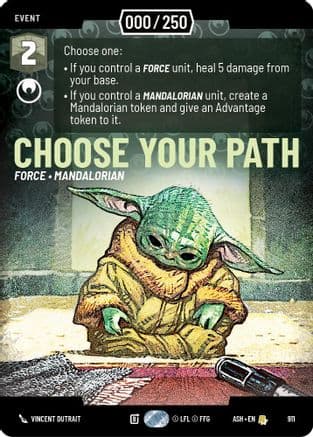 Choose Your Path (Serialized) | Foil (911)  [Ashes of the Empire]