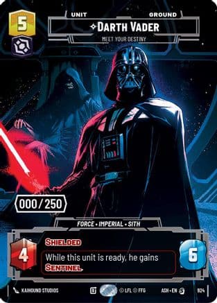 Darth Vader - Meet Your Destiny (Serialized) | Foil (924)  [Ashes of the Empire]
