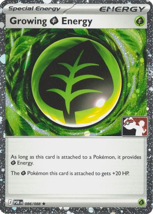 Growing Grass Energy (Cosmos Holo) 086/088 - Prize Pack Series Cards Holofoil