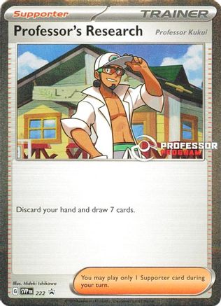 Professor's Research [Professor Kukui] 222- Professor Program Promos Holofoil