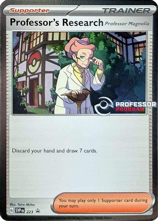 Professor's Research [Professor Magnolia] 223- Professor Program Promos Holofoil