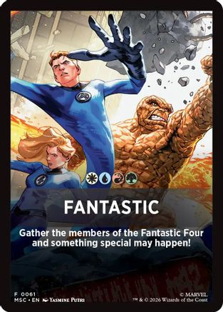 Fantastic Theme Card |  (061) [Commander: Marvel Super Heroes]