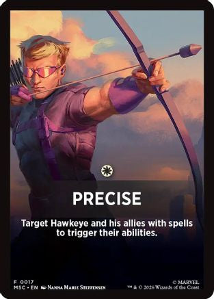 Precise Theme Card |  (017) [Commander: Marvel Super Heroes]
