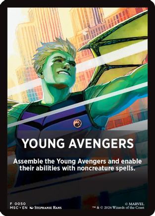 Young Avengers Theme Card |  (050) [Commander: Marvel Super Heroes]