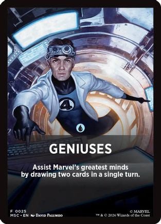 Geniuses Theme Card |  (025) [Commander: Marvel Super Heroes]