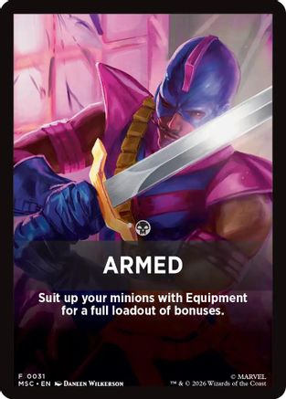Armed Theme Card |  (031) [Commander: Marvel Super Heroes]
