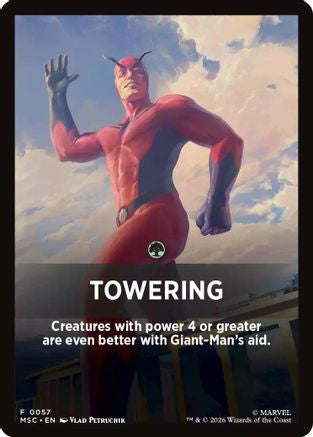 Towering Theme Card |  (057) [Commander: Marvel Super Heroes]