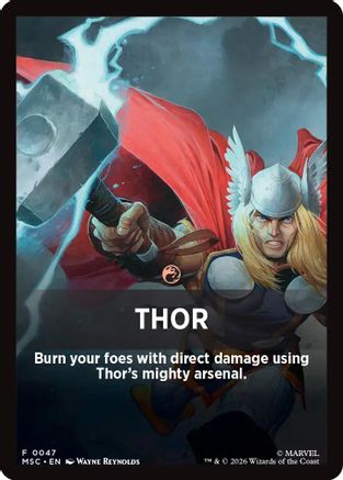 Thor Theme Card |  (047) [Commander: Marvel Super Heroes]