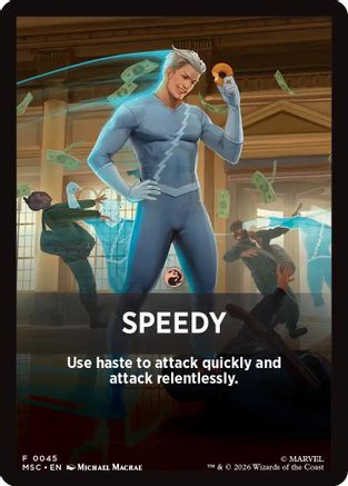 Speedy Theme Card |  (045) [Commander: Marvel Super Heroes]