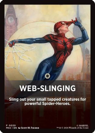 Web-Slinging Theme Card |  (020) [Commander: Marvel Super Heroes]