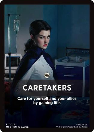 Caretakers Theme Card |  (013) [Commander: Marvel Super Heroes]