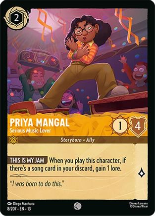 Priya Mangal - Serious Music Lover | Cold Foil (8/204) [Attack of the Vine]