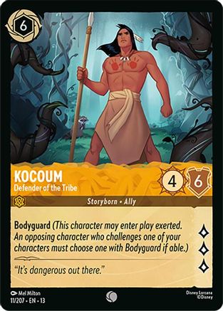 Kocoum - Defender of the Tribe | Cold Foil (11/204) [Attack of the Vine]