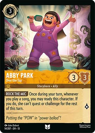 Abby Park - Over the Top | Cold Foil (14/204) [Attack of the Vine]