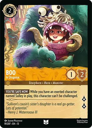 Boo - In Disguise | Cold Foil (19/204) [Attack of the Vine]