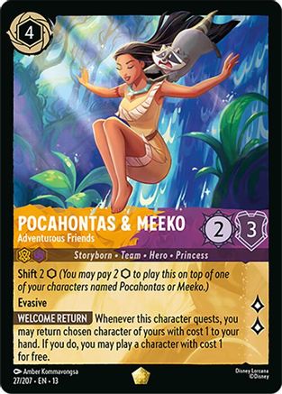 Pocahontas & Meeko - Adventurous Friends |  (27/204) [Attack of the Vine]