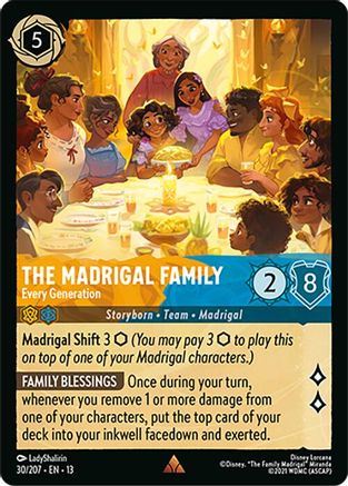The Madrigal Family - Every Generation | Cold Foil (30/204) [Attack of the Vine]