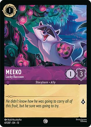 Meeko - Lucky Raccoon |  (47/204) [Attack of the Vine]