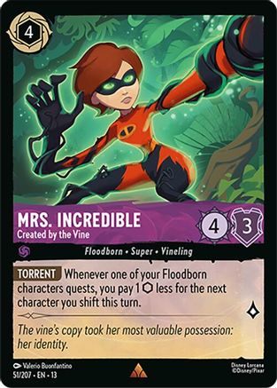 Mrs. Incredible - Created by the Vine |  (51/204) [Attack of the Vine]