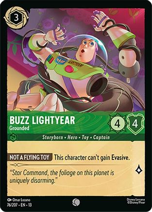 Buzz Lightyear - Grounded | Cold Foil (76/204) [Attack of the Vine]