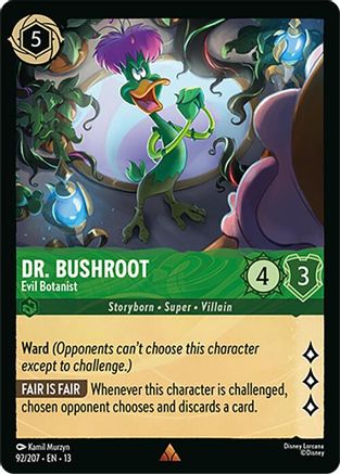 Dr. Bushroot - Evil Botanist |  (92/204) [Attack of the Vine]